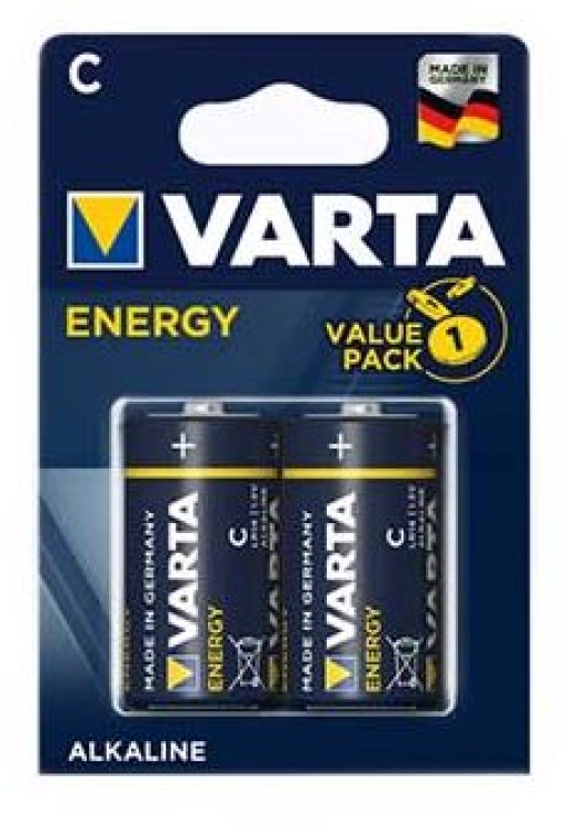 Pilha Alcalina Varta Energy LR14 1.5V Blister 2uni