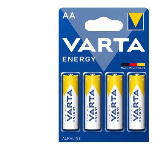 Pilha Alcalina Varta Energy LR06 AA 1.5V (Blister 4uni)