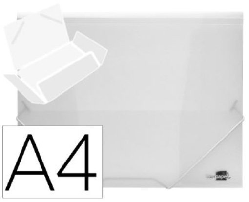 Pasta de Elasticos Liderpapel Polipropileno A4 Transparente (CG71)