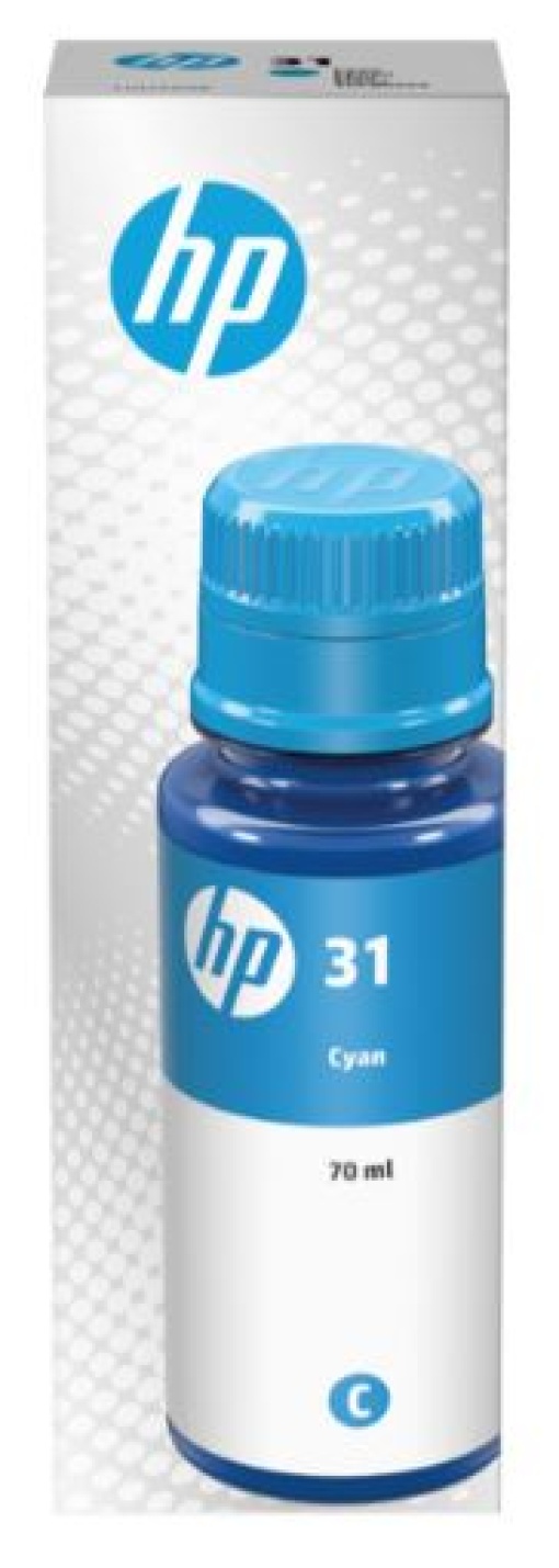 Tinteiro HP Nº 31 Azul (Bottle)
