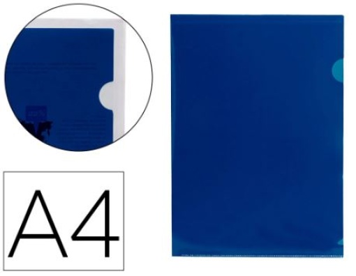 Bolsa Dossier Liderpapel Polipropileno A4 Azul Translucido (BL09)
