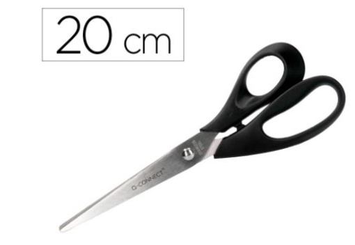 Tesoura Escritorio Q-Connect 8" 200mm (KF01227)