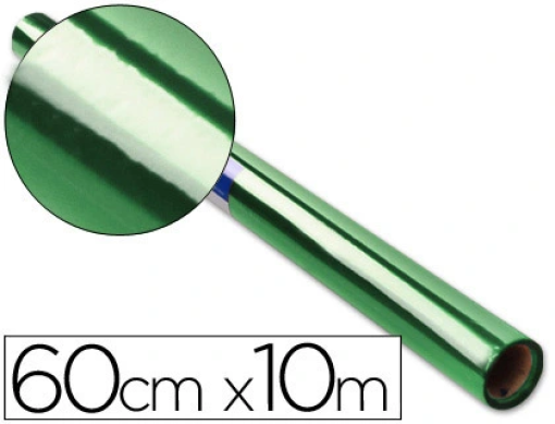 Papel Celofane Liderpapel 60cmx10m 30gr Verde (CL23)
