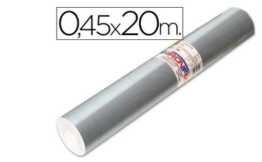 Rolo Autoadesivo Aironfix Cor Prata Especial