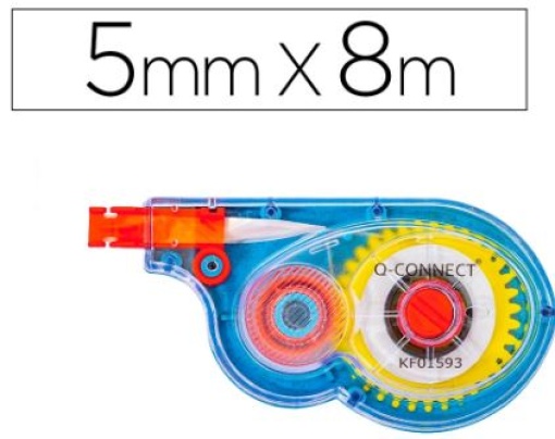 Corrector Fita Q-Connect 5mmx 8mt Blister (KF01593)