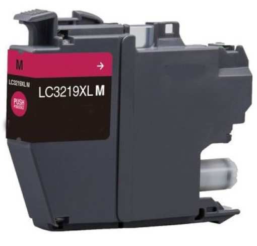 Tinteiro Brother Compatível LC3219 XL Magenta Alta Capacidade
