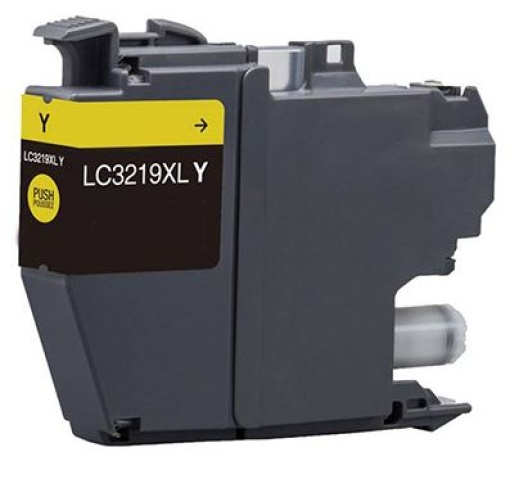 Tinteiro Brother Compatível LC3219 XL Amarelo Alta Capacidade