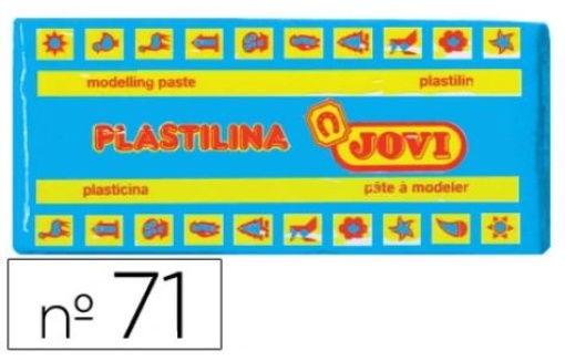 Plasticina Jovi 71 150gr Azul Claro (71-12)