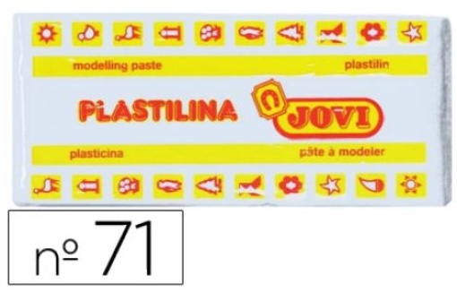 Plasticina Jovi 71 150gr Branca (71-01)
