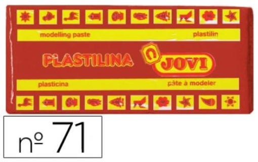 Plasticina Jovi 71 150gr Castanho (71-09)