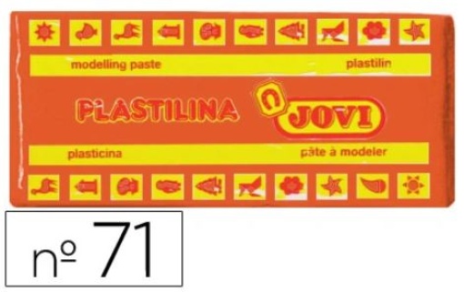 Plasticina Jovi 71 150gr Laranja (71-04)