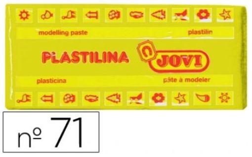 Plasticina Jovi 71 150gr Amarelo Escuro (71-03)	