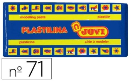 Plasticina Jovi 71 150gr Azul Escuro (71-13)