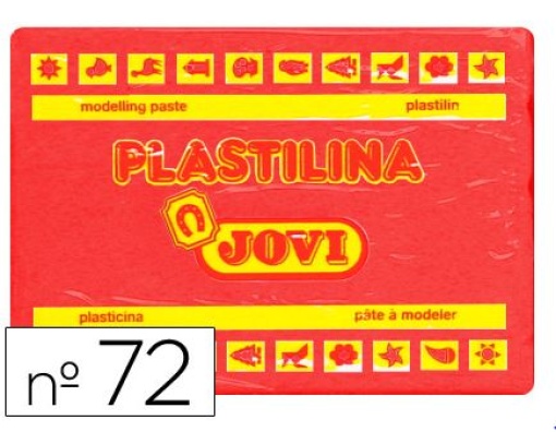 Plasticina Jovi 72 350gr Vermelha (72-05)