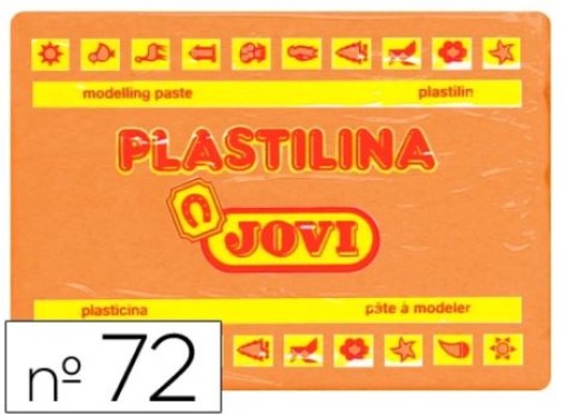 Plasticina Jovi 72 350gr Laranja (72-04)