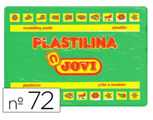 Plasticina Jovi 72 350gr Verde Claro