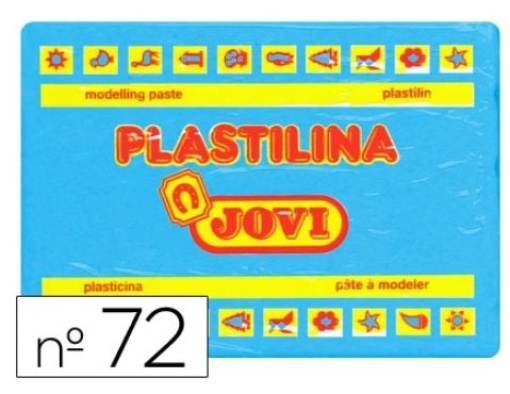 Plasticina Jovi 72 350gr Azul Claro