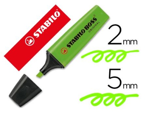 Marcador Fluorescente Stabilo Boss 70/33 Verde