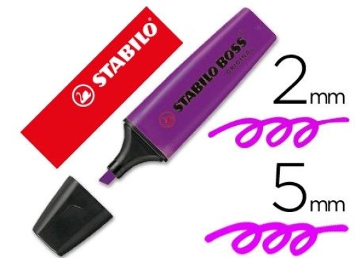 Marcador Fluorescente Stabilo Boss 70/55 lavanda
