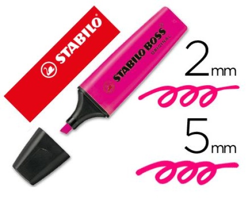 Marcador Fluorescente Stabilo Boss 70/56 Rosa
