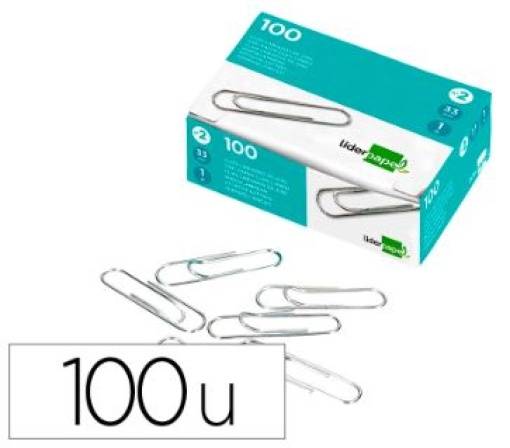 Clips Liderpapel Labiados Nº3 42mm Cx.100 (LI04)