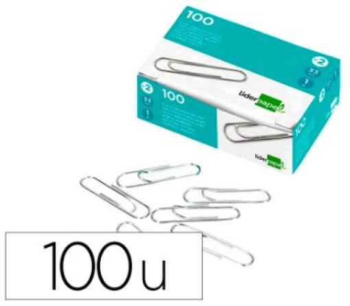 Clips Liderpapel Labiados Nº2 33mm Cx.100 (LI03)