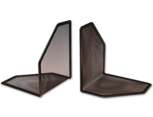 Apoia Livros de Rede Q-Connect Conjunto de 2 Preto (KF00857)