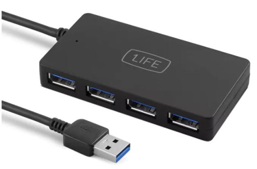 HUB 4 Portas USB 3.0 1Life