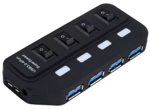 HUB Mediarrange 4 Portas USB3.0 Com Alimentação