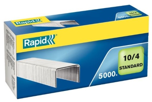 Agrafos Rapid 10/4mm Galvanizado Standard Cx.5000