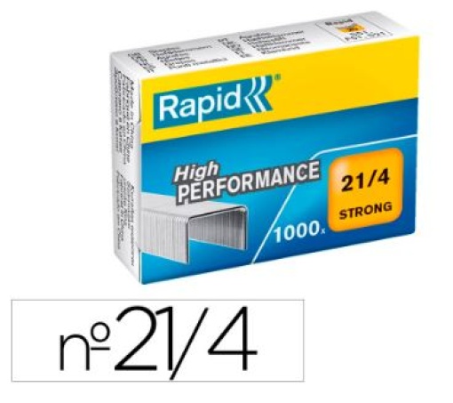 Agrafos Rapid 21/4mm Galvanizados Strong Cx.5000