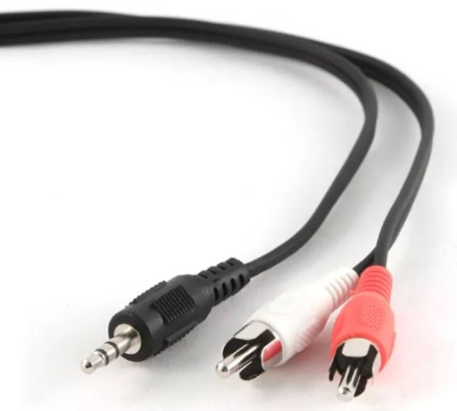 Cabo Adaptador Gembird Jack 3.5mm para 2x RCA de 5m