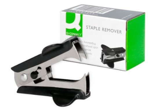 Saca Agrafes Q-Connect Preto Plastico e Metal (KF01232)