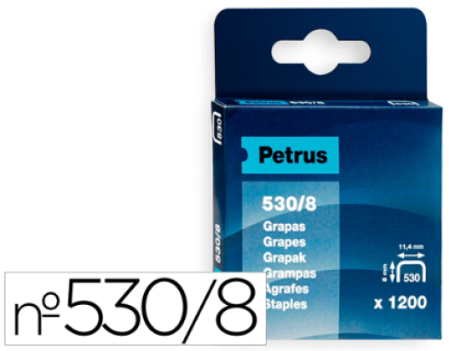 Agrafos Petrus Nº530 530/8 Cx.1200un