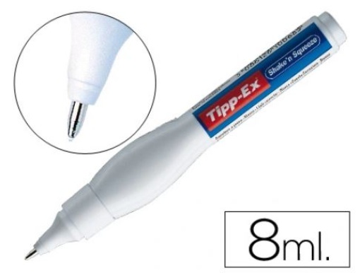 Corrector Caneta Tipp-Ex Ponta Metalica Fina 8ml