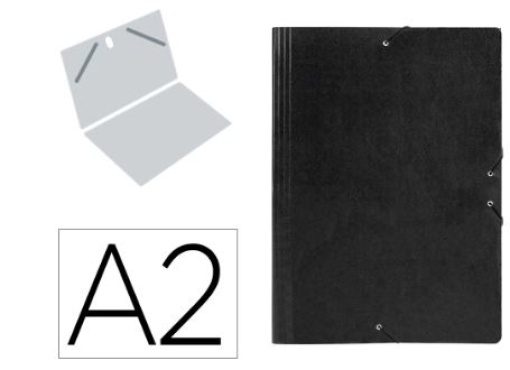 Pasta de Elasticos Liderpapel A2 preto