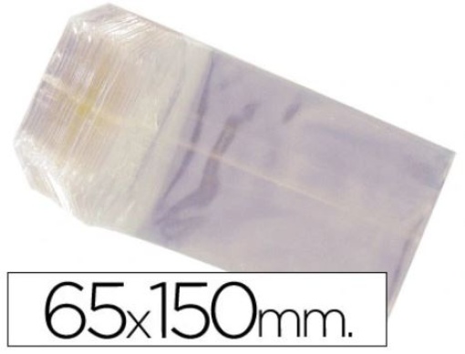 Saco Celofane 65x150mm Pack 100un