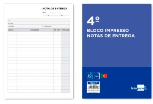 Blocos Impressos-Nota de Entrega Triplicado 155x215mm (T326-P)