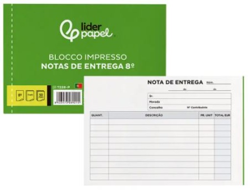 Bloco de Entregas Duplicado T228-P 105x155mm