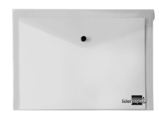 Bolsa Porta Documentos Liderpapel Com Mola A5 Transparente (DS21)