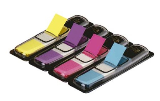 Bandas Separadoras Post-it Cores Dispensador 140uni (683-4AB)