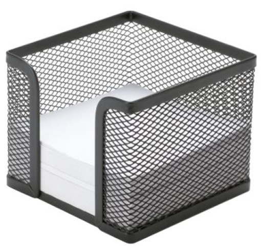 Suporte Taco de Papel Metalico de Rede Preto