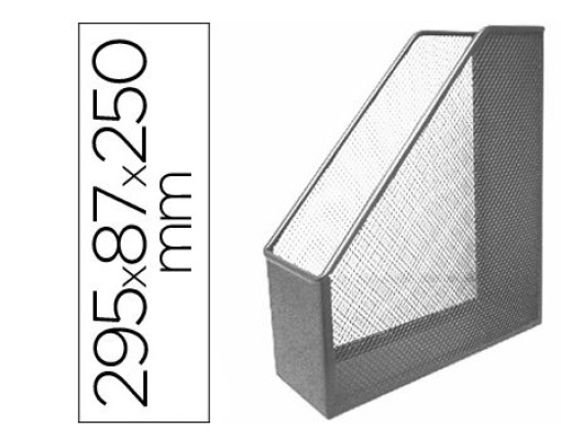 Porta Revistas Q-Connect Metalico Cinza (KF00845)