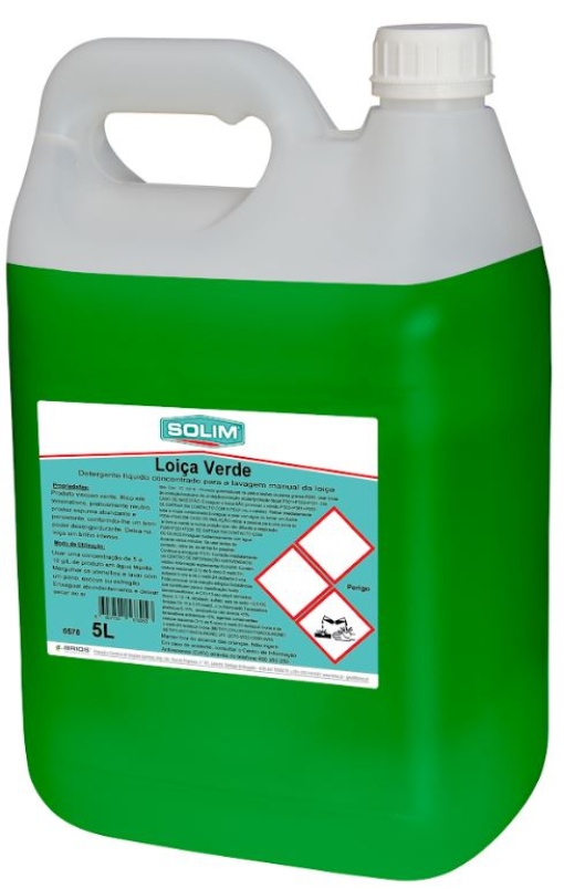 Lava Loica Manual Solim Verde Concentrado 5L 