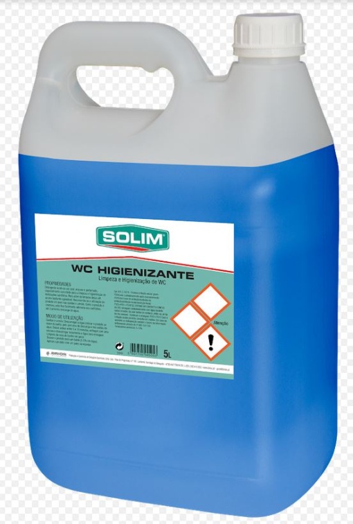 Detergente Higienizante Sanitarios Solim WC Higiene 5kg