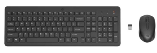 Teclado + Rato HP 330 Wireless Preto