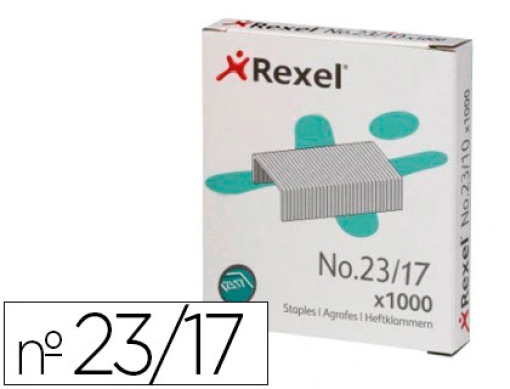 Agrafos Rexel 23/17 Aço Cx.1000 (2101052)