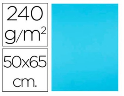 Cartolina CLA 50x65cm 240gr Azul Claro (5A)
