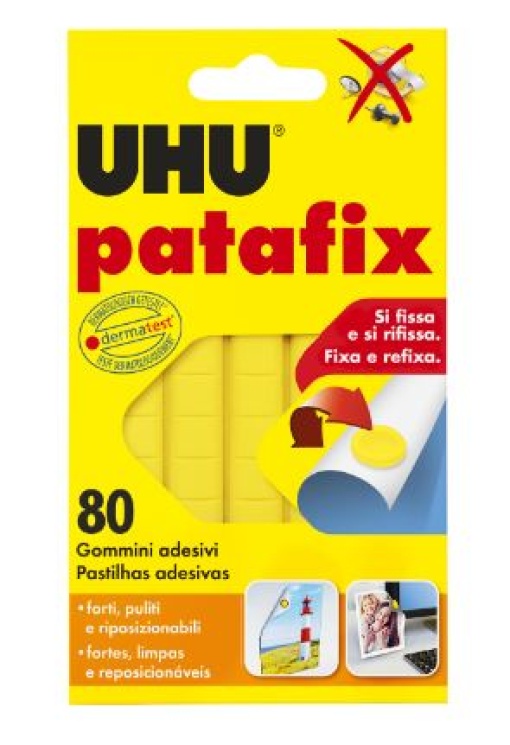 Massa Adesiva UHU Patafix Amarelo 