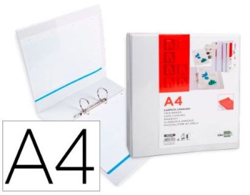 Pasta Canguru Liderpapel Personalizavel A4 2 Aneis de 55mm Lombada de 78mm (KG25)